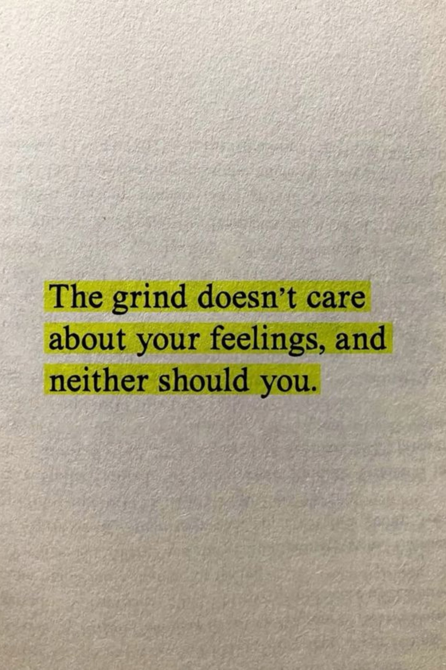 It's on you. To get you. Where you want to be