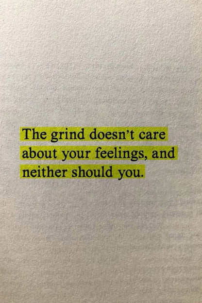 It's on you. To get you. Where you want to be